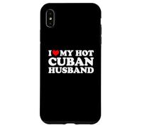 I Love My Hot Cuban Husband Coque pour iPhone XS Max
