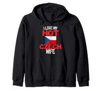 I Love My Hot Czech Wife Funny Republic Relationship Sweat à Capuche