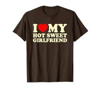 I Love My Hot Sweet Girlfriend, I Heart My GF Valentines Day T-Shirt