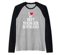 I Love My Hot Younger Boyfriend Couple Différence D'âge Manche Raglan