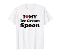 I Love My Ice Cream Spoon T-Shirt