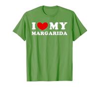 I Love My Margarida, J'aime ma Margarida T-Shirt, Homme, Herbe, 3XL