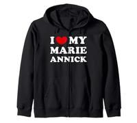 I Love My Marie-Annick, J'aime Ma Marie-Annick Sweat à Capuche
