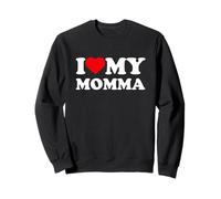 I Love My Momma Heart Family Grandma Sweatshirt