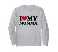 I Love My Momma Heart Grandma Family Manche Longue