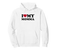 I Love My Momma Heart Grandma Family Sweat à Capuche