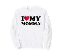 I Love My Momma Heart Grandma Family Sweatshirt