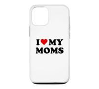 I Love My Moms Gay Pride Two Moms are Better Than One Mother Coque pour iPhone 12/12 Pro