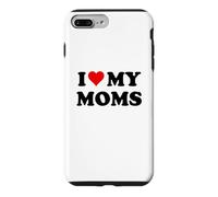 I Love My Moms Gay Pride Two Moms are Better Than One Mother Coque pour iPhone 7 Plus/8 Plus
