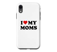 I Love My Moms Gay Pride Two Moms are Better Than One Mother Coque pour iPhone XR