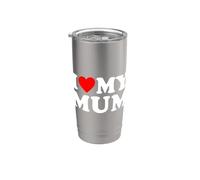 I Love My Mum Gobelet isotherme en acier inoxydable double paroi