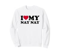 I Love My Nay-Nay Heart Grandma Family NayNay Sweatshirt