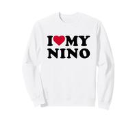 I Love My Nino Heart Grandpa Family Sweatshirt