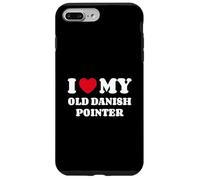 I Love My Old Danish Pointer Chien d'Arrêt Danois Ancestral Coque pour iPhone 7 Plus/8 Plus