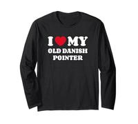 I Love My Old Danish Pointer Chien d'Arrêt Danois Ancestral Manche Longue