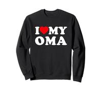 I Love My Oma Heart Family Grandma Sweatshirt