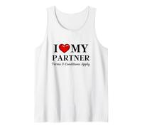« I Love my Partner », les conditions générales s'appliquent - Slogan amusant Débardeur