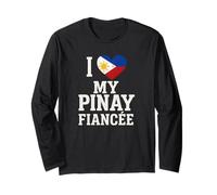 I Love My Pinay Fiancée Fiancée Filipino Engagement Manche Longue
