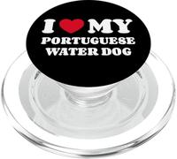 I Love My Portuguese Water Dog Cão de Água Português PopSockets PopGrip pour MagSafe