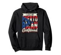 I Love My Puerto Rican Girlfriend Petite Amie de Porto Rico Sweat à Capuche