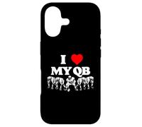 I Love My Quarterback QB Funny Offensive Line Football OL Coque pour iPhone 17