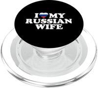 I Love My Russian Wife PopSockets PopGrip pour MagSafe