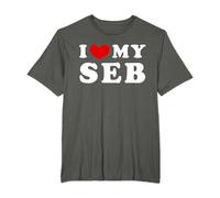 I Love My Seb, J'aime mon Seb T-Shirt