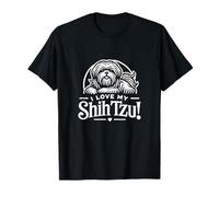 I LOVE MY SHIH TZU! Lap Dog Joueur Affectueux Race fidèle T-Shirt