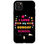 I Love My Sunday School - Christian Church Teacher & Girls Coque pour iPhone 11 Pro Max