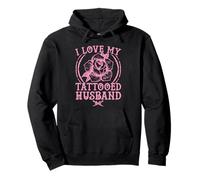 I Love My Tattooed Husband - Couple marié à l'encre assortie Sweat à Capuche