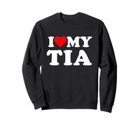 I Love My Tia Heart Family Grandma Sweatshirt