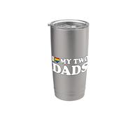 I Love My Two Dads Gobelet isotherme en acier inoxydable double paroi