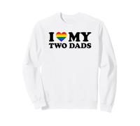 I Love My Two Dads Sweatshirt