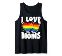 I Love My Two Moms Gay Pride LGBT Débardeur
