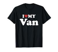 I Love My Van Prénom Assorti Couple T-Shirt