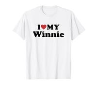 I Love My Winnie Prénom Assorti Couple T-Shirt