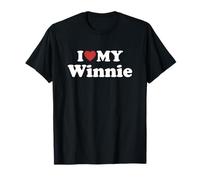 I Love My Winnie Prénom Assorti Couple T-Shirt