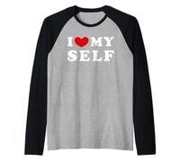 I Love Myself, Je m'aime Moi, I Heart Myself Manche Raglan