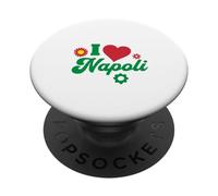 I Love Napoli Cadeau Naples Italie Napolitain Italien PopSockets PopGrip Adhésif