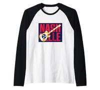 I Love Nashville, Nashville Tennessee Illustration Graphic Manche Raglan