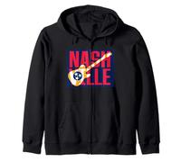 I Love Nashville, Nashville Tennessee Illustration Graphic Sweat à Capuche