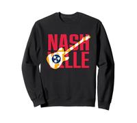 I Love Nashville, Nashville Tennessee Illustration Graphic Sweatshirt