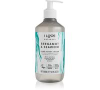 I Love Naturals Bergamot & Seaweed lait mains et corps 500 ml