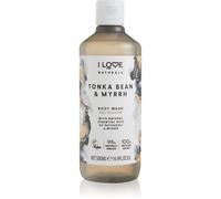 I Love Naturals Tonka Bean & Myrrh Body Wash, Natural Oils Of Patchouli & Myrrh, Formulated Using Essential Oils For Silky Smooth & Moisturised Skin, 100% Recycled Bottle & Vegan-Friendly - 500ml
