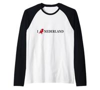 I Love Nederland J'aime Les Pays-Bas Manche Raglan