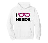 I Love Nerds Funny Glasses Sweat à Capuche