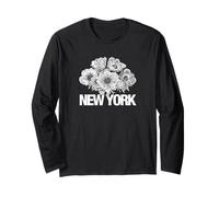 I Love New York City, Floral New York Illustration Graphic Manche Longue