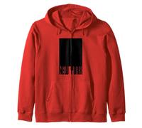 I Love New York City, New York in Black Square Illustration Sweat à Capuche