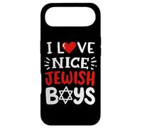 I Love Nice Jewish Boys Cœur Rouge drôle Hanoukka Hébreu Juifs Coque pour iPhone Air