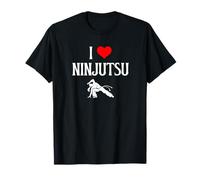 I Love Ninjutsu I Heart Ninjutsu Japonais Amateur d'arts Martiaux T-Shirt